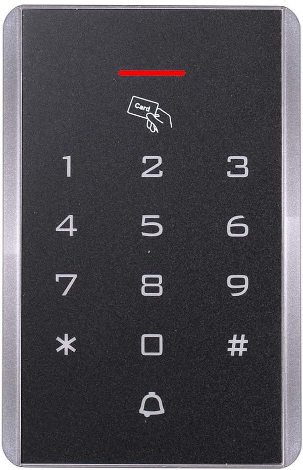 UHPPOTE 125KHz RFID EM ID Keypad Stand-alone Door Access Control Kit With Strike Lock Remote Control Exit Button